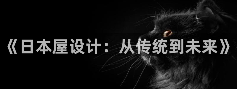 威九国际66：《日本屋设计：从传统到未来》