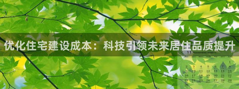 威九国际客服电话是多少：优化住宅建设成本：科技引领未来居住品质提升