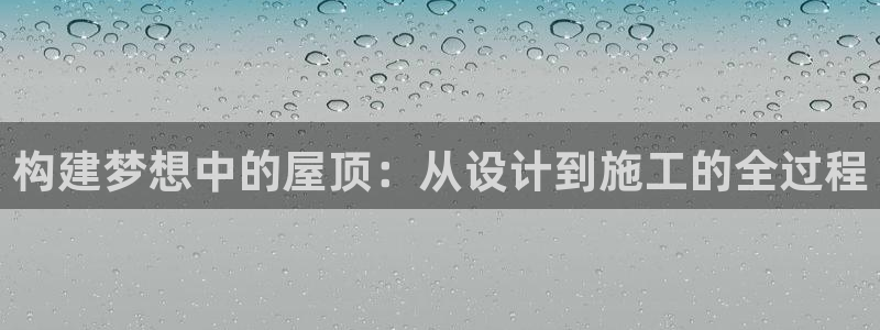 威九国际网站入口官网首页下载：构建梦想中的屋顶：从设计到施工的全过程