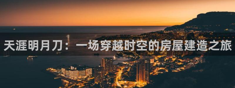 威九国际坑人的嘛：天涯明月刀：一场穿越时空的房屋建造之旅