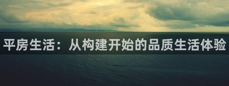 威九国际软件：平房生活：从构建开始的品质生活体验