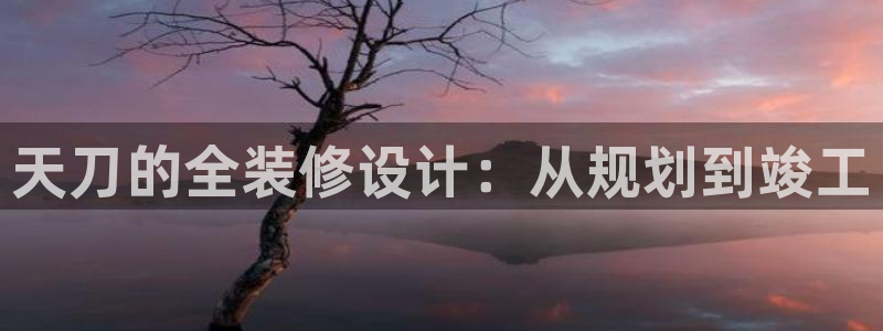 威九国际网站链接怎么打开：天刀的全装修设计：从规划到竣工