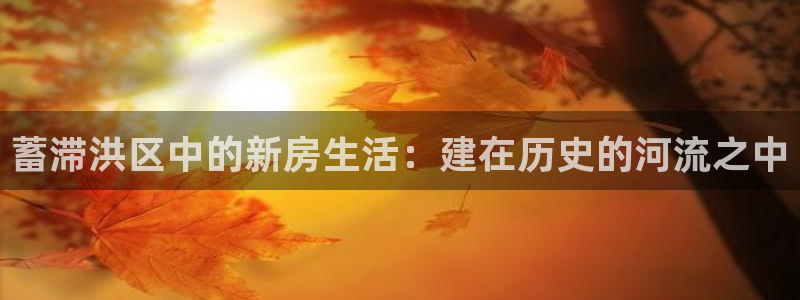 78mapp威九国际神曲口服液：蓄滞洪区中的新房生活：建在历史的河流之中